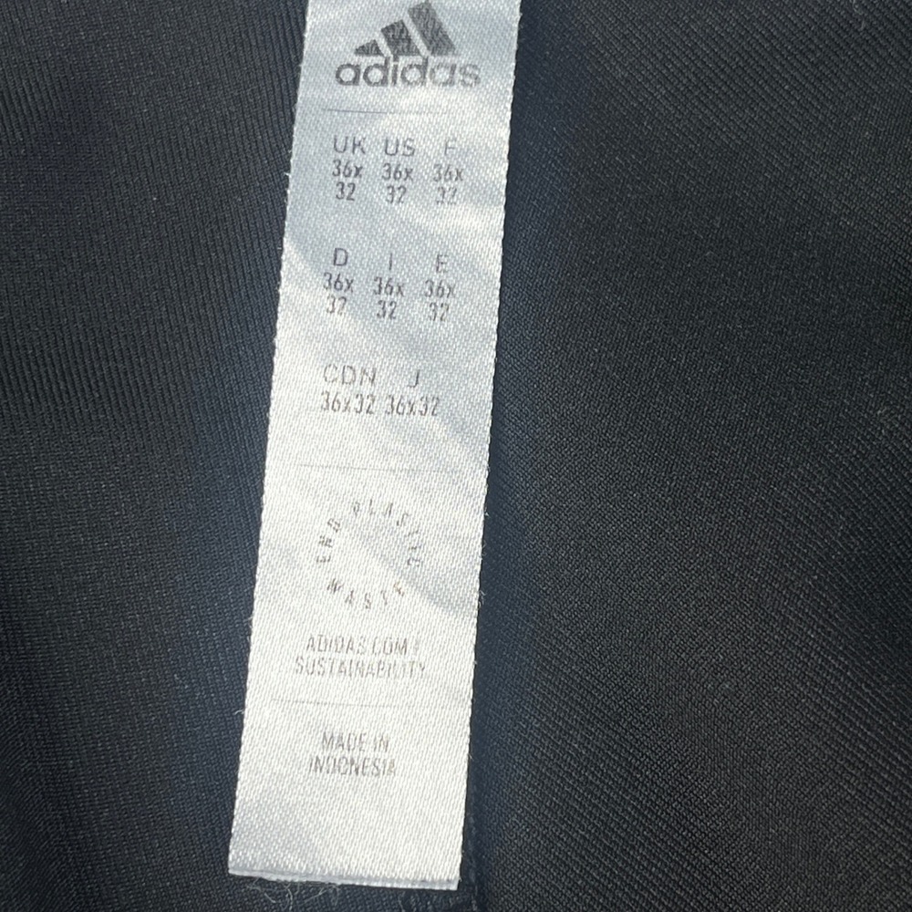 Adidas Mens Ultimate365 Golf Pants Black 36x32 Recycled Performance Trousers - Picture 5 of 8